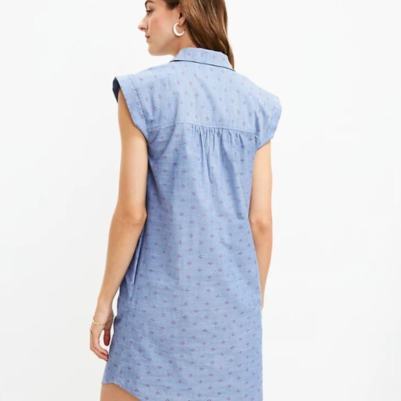 Loft Clip Dolman Pocket Shirtdress SP - Picture 3 of 7